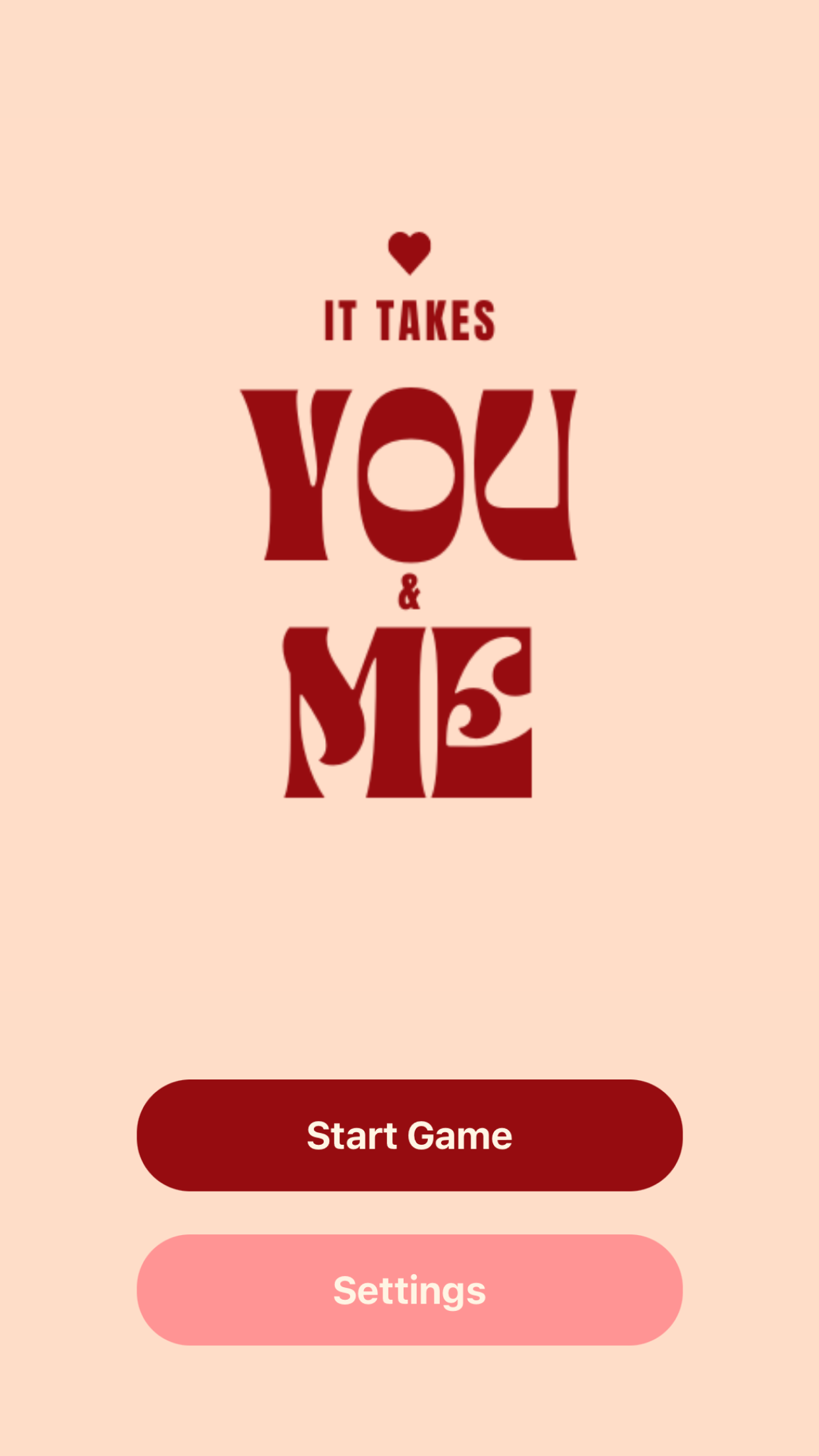 Deep Conversations app showing a couple conversation question card